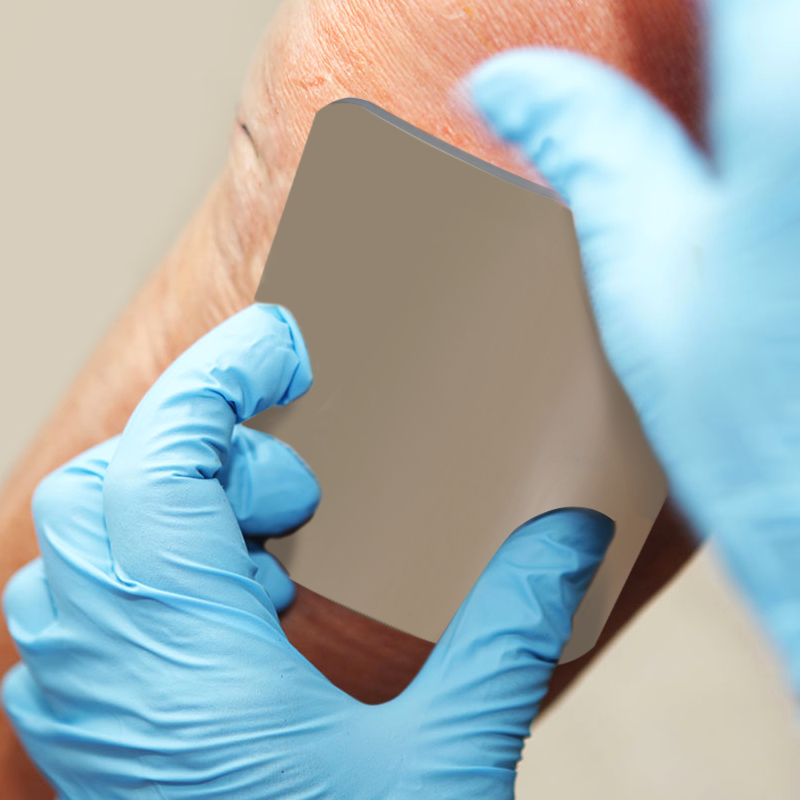 Self-adhesive silicone wound dressing offering gentle adhesion and painless dressing changes