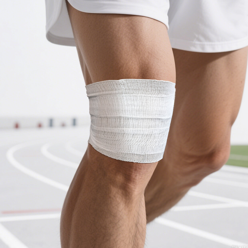 Close-up of PBT Bandage mesh texture allowing air circulation on skin