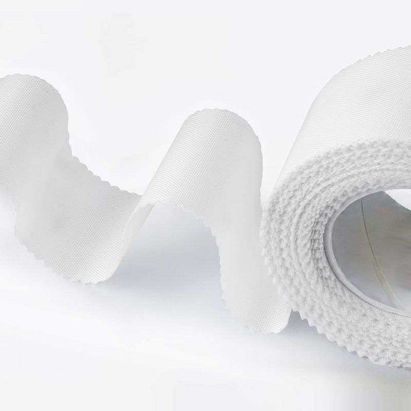 Silk Tape being applied to skin without causing redness or irritation