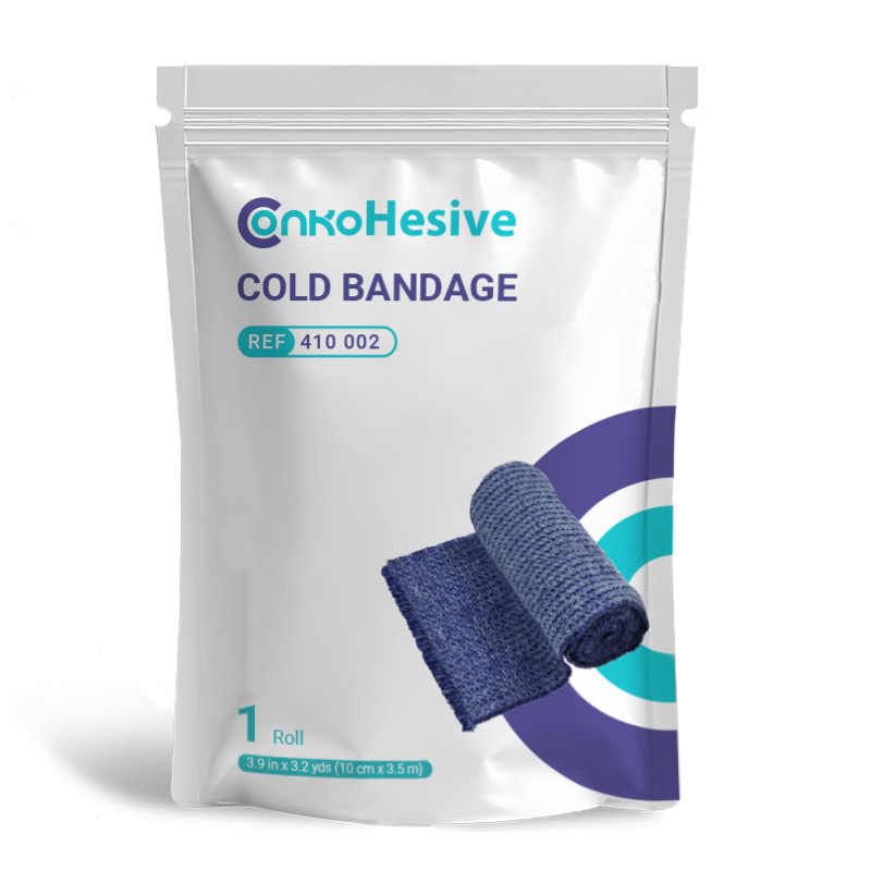 Packaging of Cold Bandage for instant cooling therapy and compression support