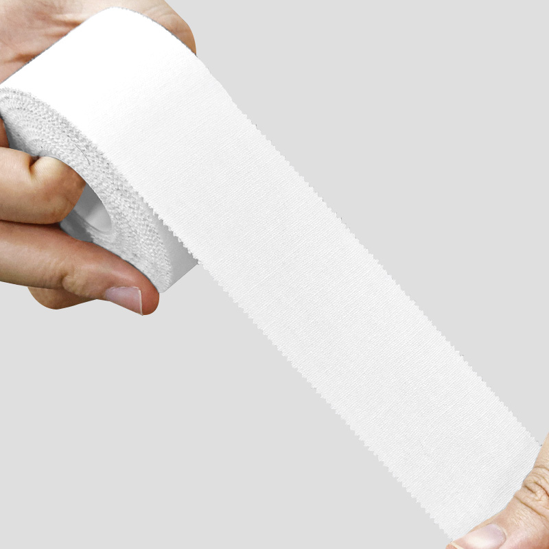 Full view of Cotton Tape roll showing sturdy woven cotton fabric texture