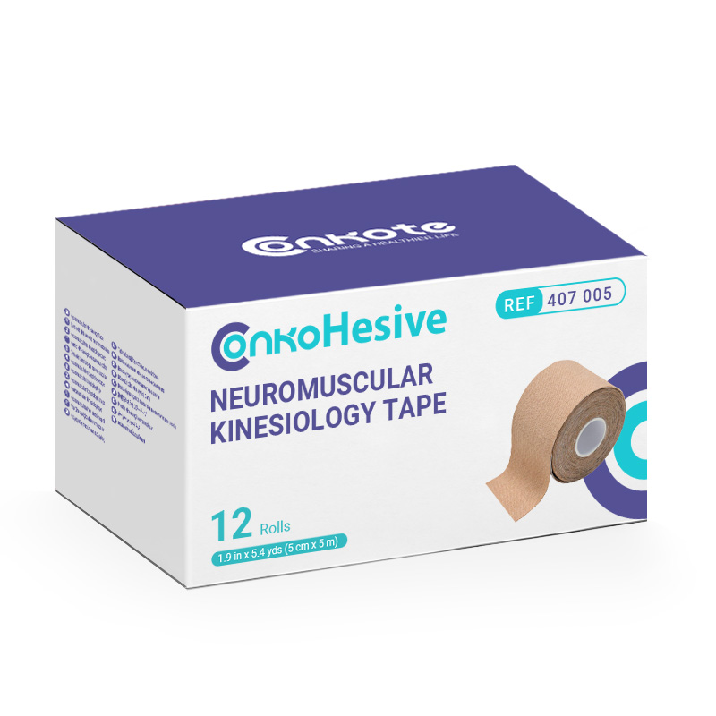 Packaging of Neuromuscular Kinesiology Tape for muscle support and pain relief