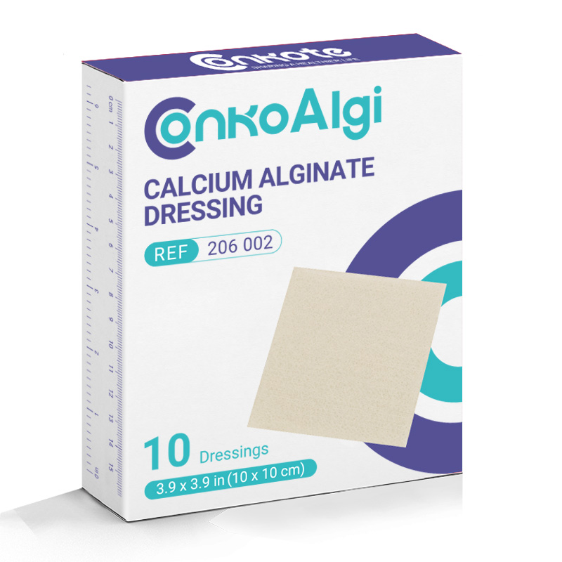 Packaging of Calcium Alginate Dressing for advanced exudate management and moist wound healing