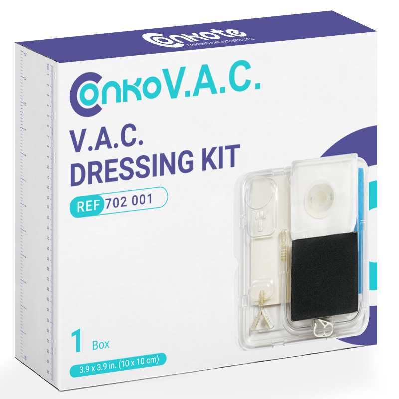Packaging of V.A.C. Dressing Kit for Negative Pressure Wound Therapy system