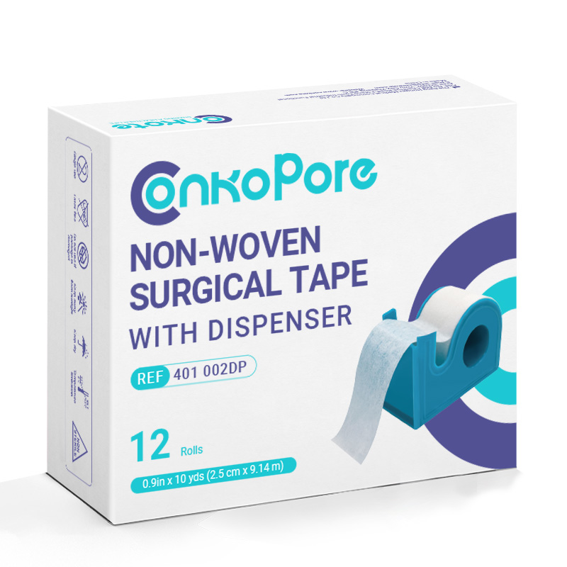 Conkote Surgical Tape cover image showing medical adhesive rolls in sterile packaging