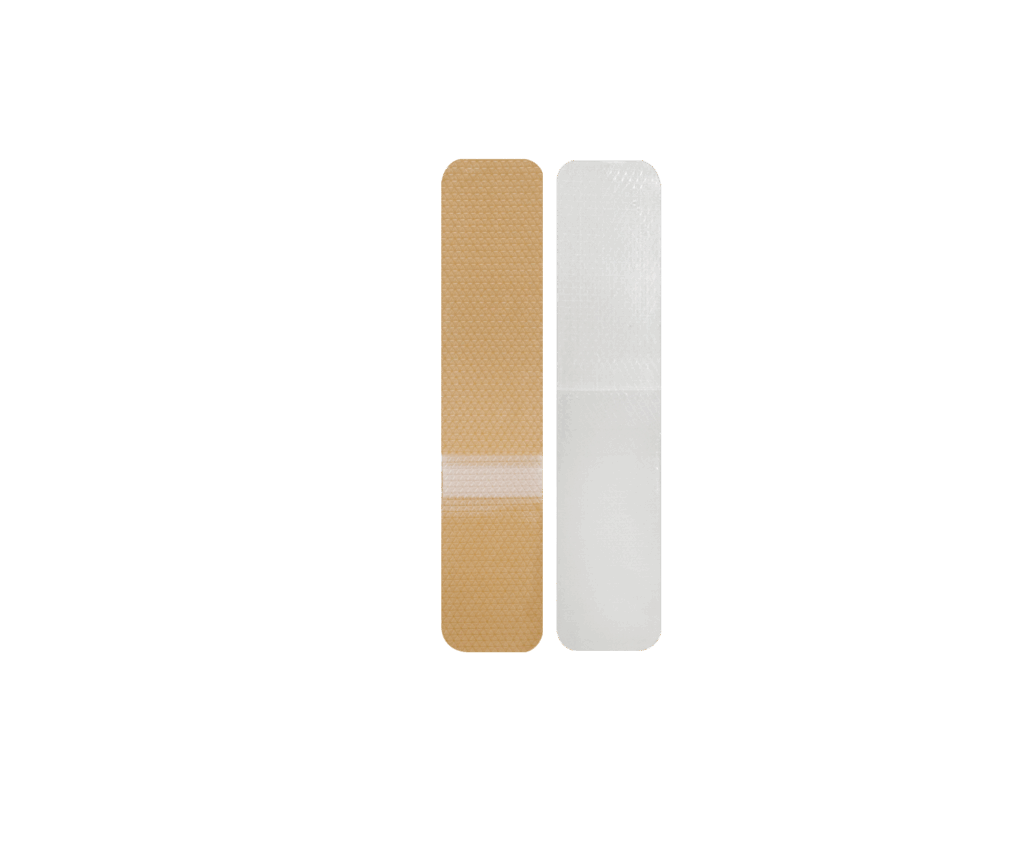 Conkote Silicone Scar Sheet applied on skin showing transparent and flexible silicone texture
