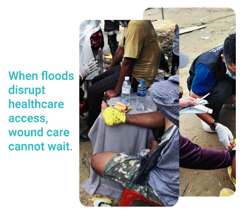 Conkote delivering humanitarian medical support to flood-affected communities in Aceh, Indonesia