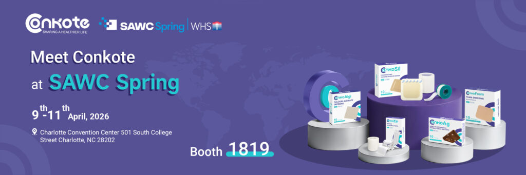 Visit Conkote Booth 1819 at SAWC Spring 2026 wound care exhibition